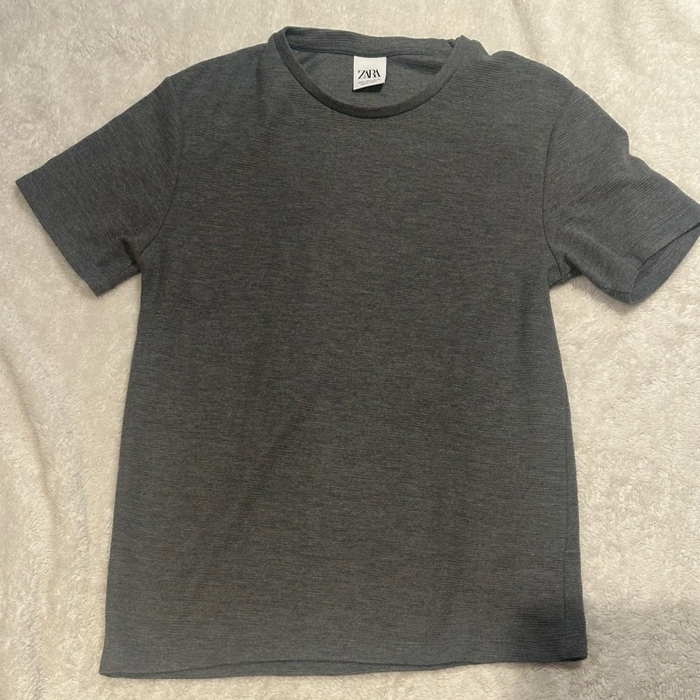 Zara Men’s Small Gray T-Shirt